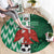 Custom Nigeria Football Round Carpet Come On Super Eagles