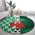 Custom Nigeria Football Round Carpet Come On Super Eagles