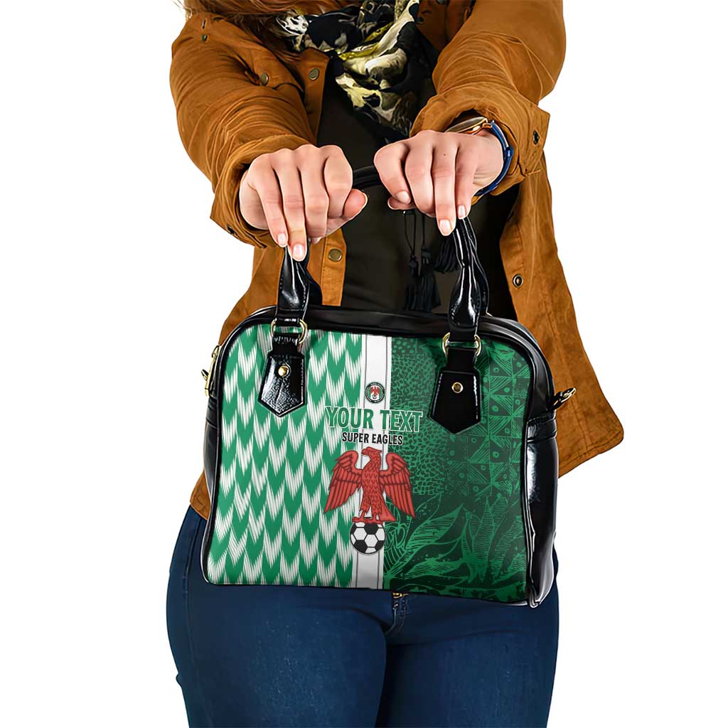 Custom Nigeria Football Shoulder Handbag Come On Super Eagles