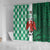 Custom Nigeria Football Shower Curtain Come On Super Eagles