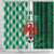 Custom Nigeria Football Shower Curtain Come On Super Eagles