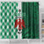 Custom Nigeria Football Shower Curtain Come On Super Eagles