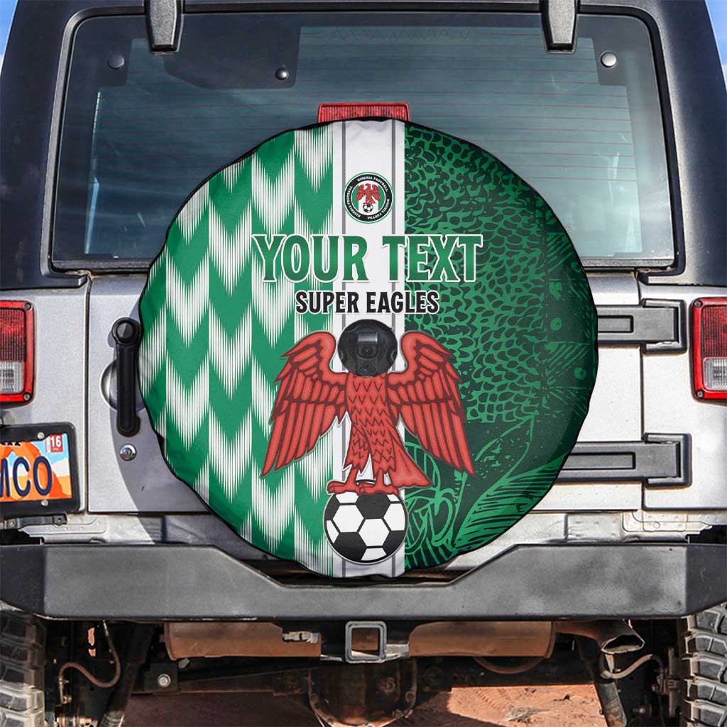 Custom Nigeria Football Spare Tire Cover Come On Super Eagles