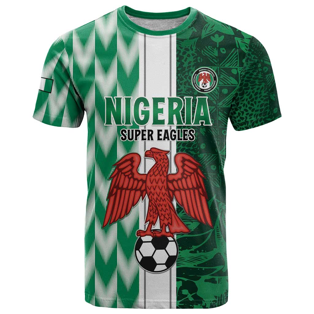 Custom Nigeria Football T Shirt Come On Super Eagles