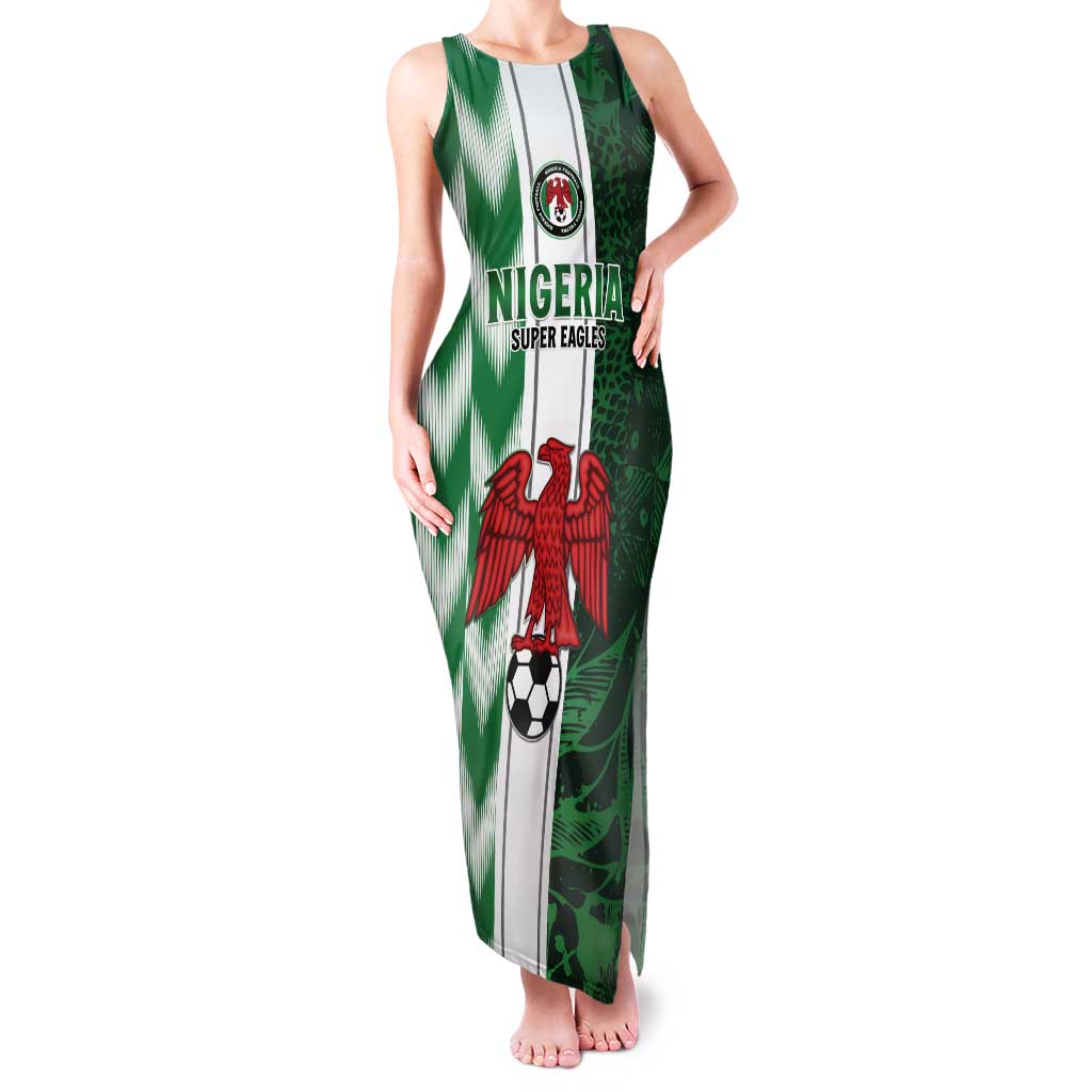 Custom Nigeria Football Tank Maxi Dress Come On Super Eagles