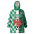 Custom Nigeria Football Wearable Blanket Hoodie Come On Super Eagles