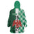 Custom Nigeria Football Wearable Blanket Hoodie Come On Super Eagles