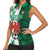 Custom Nigeria Football Women Sleeveless Polo Shirt Come On Super Eagles