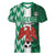 Custom Nigeria Football Women V-Neck T-Shirt Come On Super Eagles