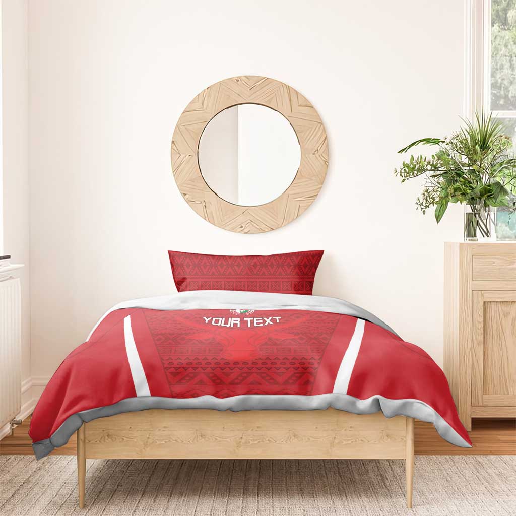 Custom Madagascar Football Bedding Set Go Barea Go