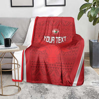 Custom Madagascar Football Blanket Go Barea Go