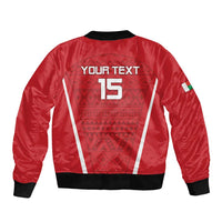 Custom Madagascar Football Bomber Jacket Go Barea Go