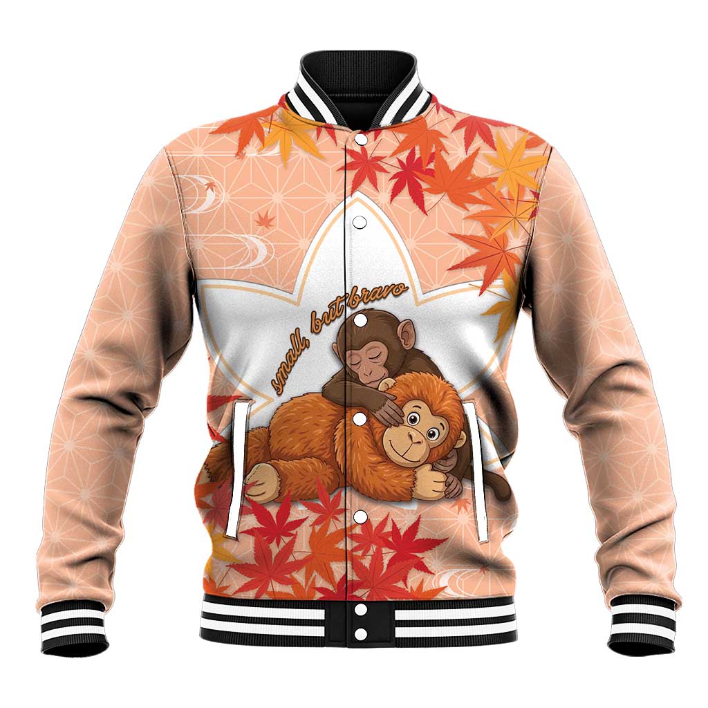 Cute Punch Monkey Baseball Jacket Small But Bravo