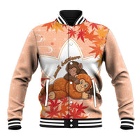 Cute Punch Monkey Baseball Jacket Small But Bravo