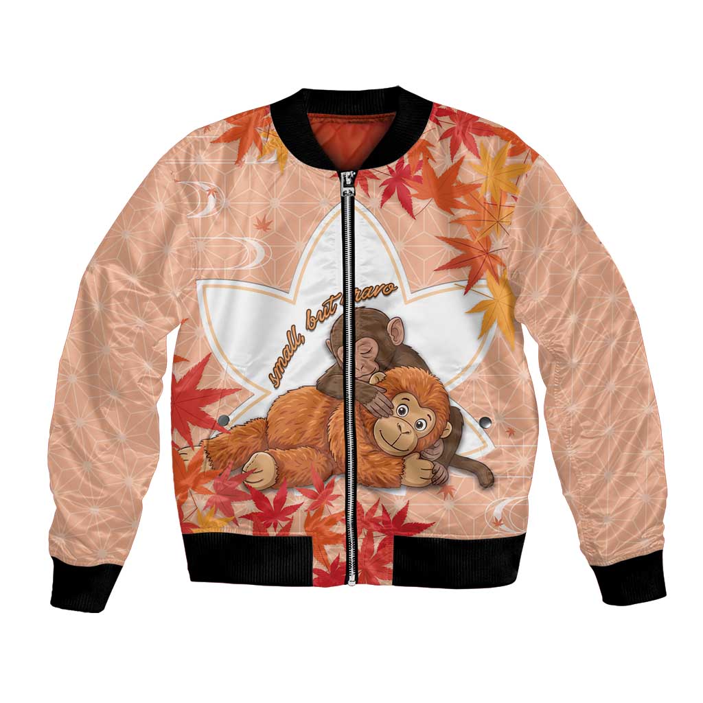 Cute Punch Monkey Bomber Jacket Small But Bravo