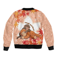 Cute Punch Monkey Bomber Jacket Small But Bravo