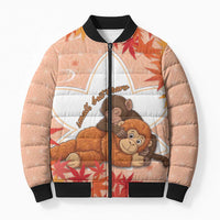 Cute Punch Monkey Bomber Puffer Jacket Small But Bravo