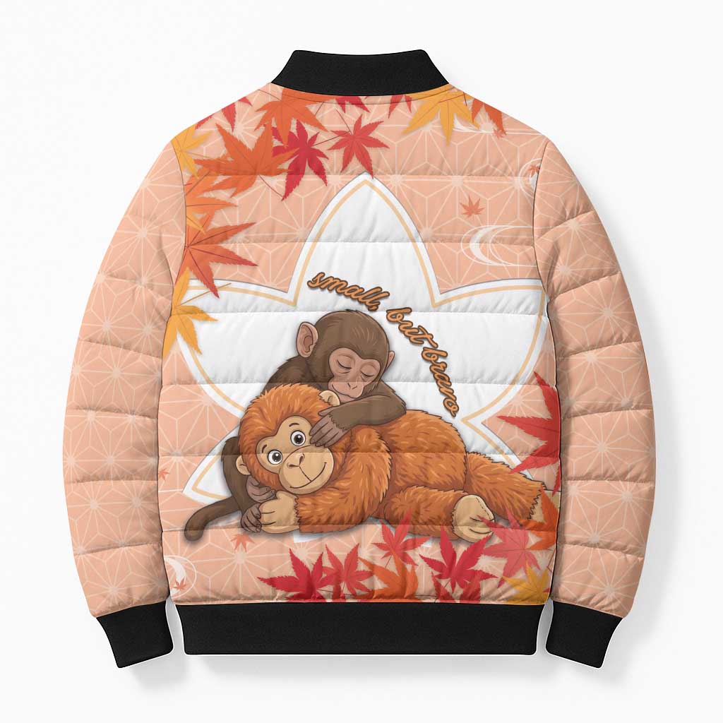 Cute Punch Monkey Bomber Puffer Jacket Small But Bravo