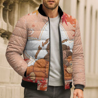 Cute Punch Monkey Bomber Puffer Jacket Small But Bravo