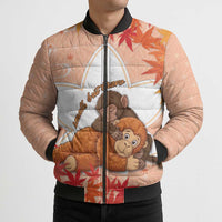 Cute Punch Monkey Bomber Puffer Jacket Small But Bravo