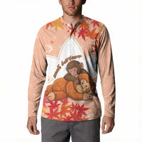 Cute Punch Monkey Button Sweatshirt Small But Bravo