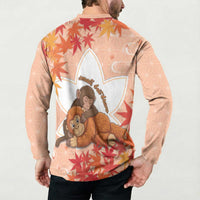 Cute Punch Monkey Button Sweatshirt Small But Bravo