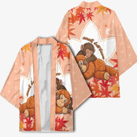 Cute Punch Monkey Kimono Small But Bravo
