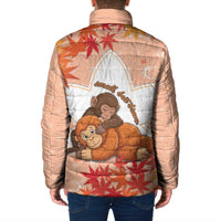 Cute Punch Monkey Padded Jacket Small But Bravo