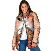 Cute Punch Monkey Padded Jacket Small But Bravo