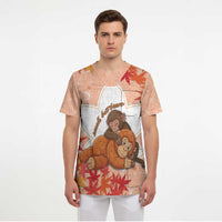 Cute Punch Monkey Scrub Top Small But Bravo