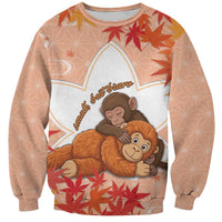 Cute Punch Monkey Sweatshirt Small But Bravo