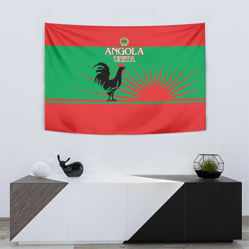UNITA Angola Tapestry Party Flag Style