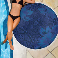 Hibiscus Mix ShweShwe African Pattern Beach Blanket - Wonder Print Shop