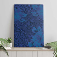 Hibiscus Mix ShweShwe African Pattern Canvas Wall Art - Wonder Print Shop