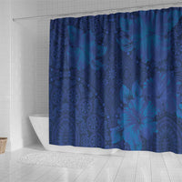 Hibiscus Mix ShweShwe African Pattern Shower Curtain - Wonder Print Shop