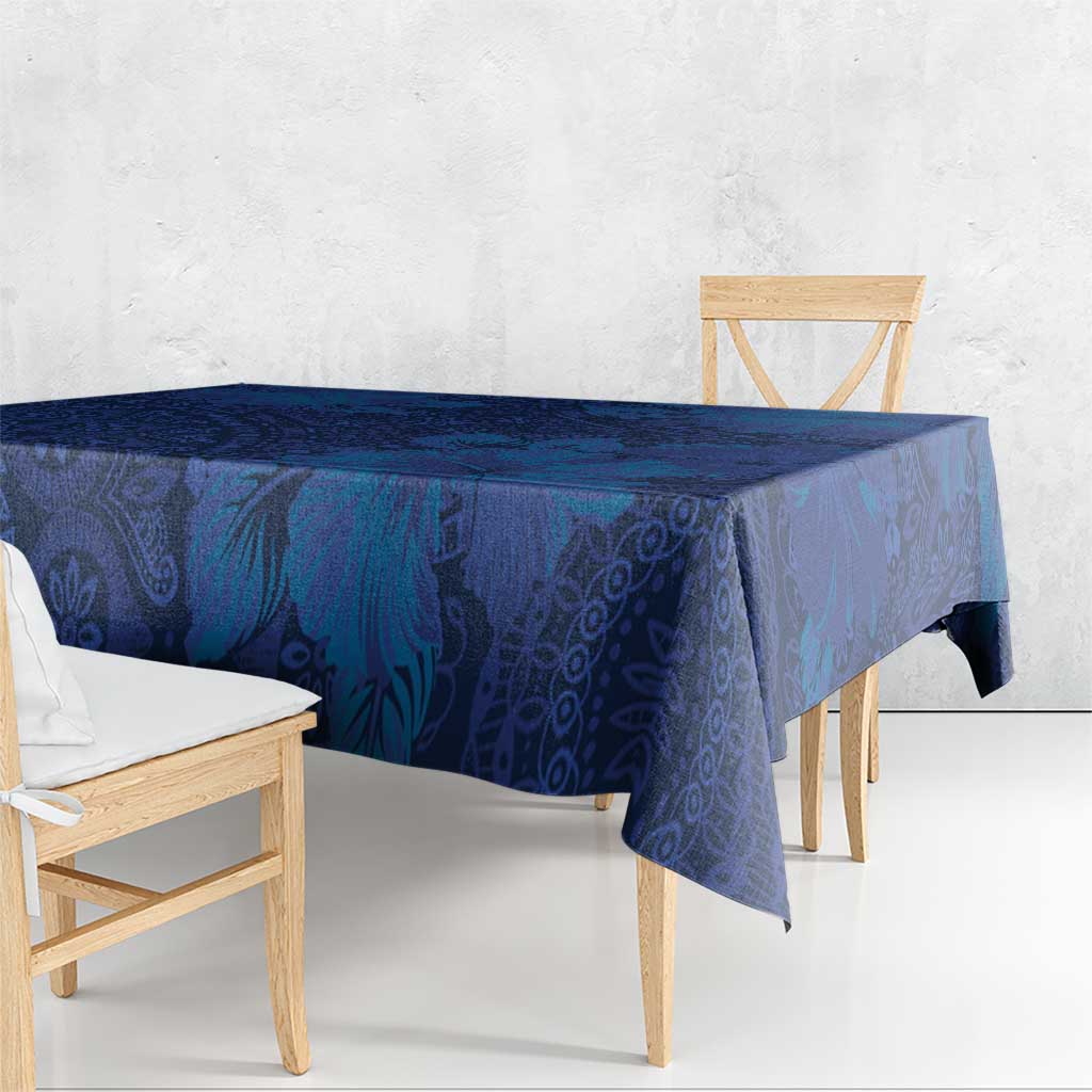Hibiscus Mix ShweShwe African Pattern Tablecloth - Wonder Print Shop