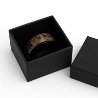Hibiscus Mix African Pattern Version 2 Spinner Ring - Wonder Print Shop