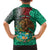 Personalised Viva La Mexico Kid Hawaiian Shirt Coat Of Arms Aztec Mix Otomi Patterns