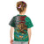 Personalised Viva La Mexico Kid T Shirt Coat Of Arms Aztec Mix Otomi Patterns