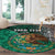 Personalised Viva La Mexico Round Carpet Coat Of Arms Aztec Mix Otomi Patterns