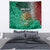 Personalised Viva La Mexico Tapestry Coat Of Arms Aztec Mix Otomi Patterns