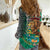 Personalised Viva La Mexico Women Casual Shirt Coat Of Arms Aztec Mix Otomi Patterns