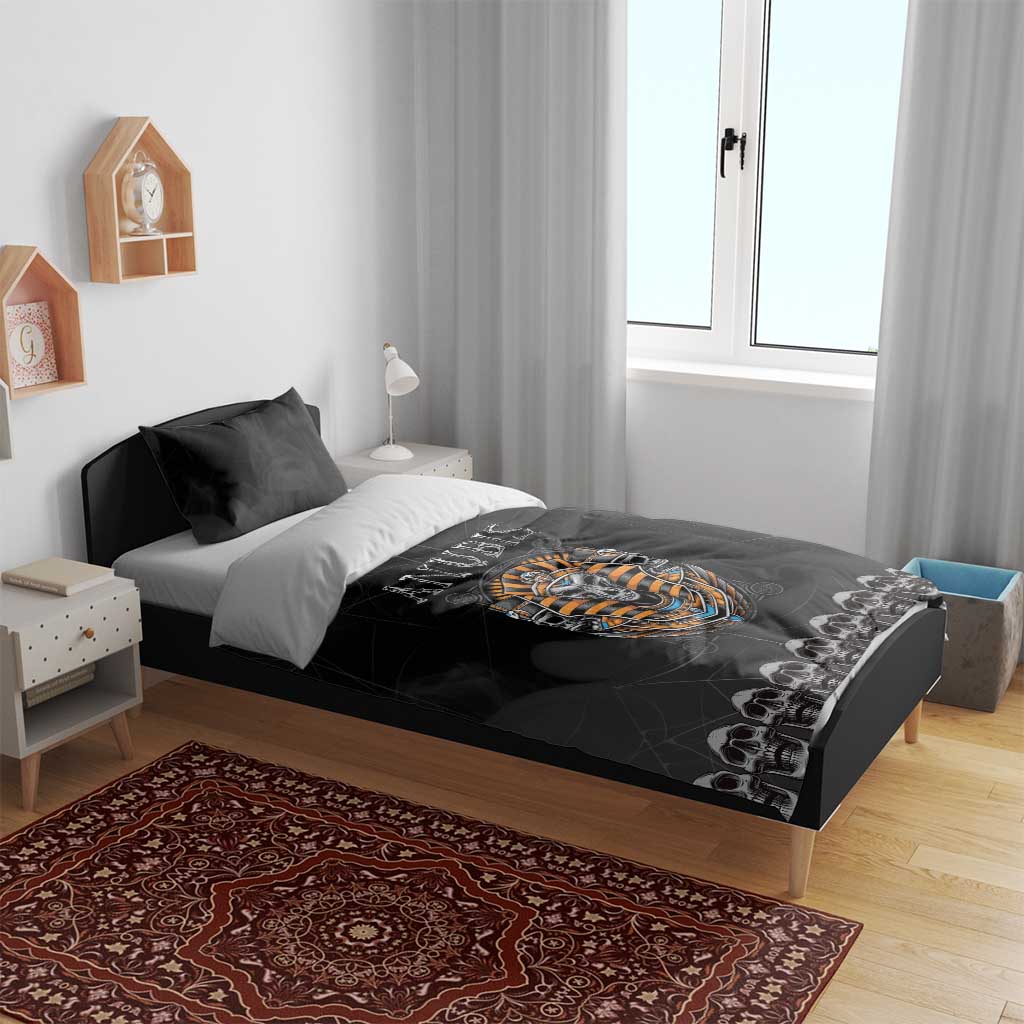 Halloween Egypt Bedding Set Skull Anubis - Wonder Print Shop