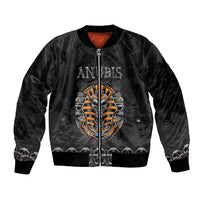 Personalized Halloween Egypt Bomber Jacket Skull Anubis - Wonder Print Shop