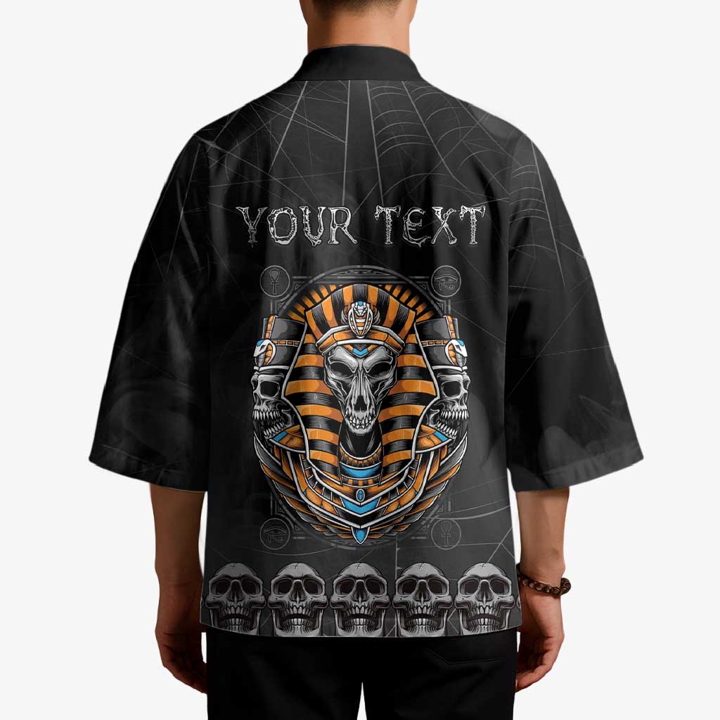 Personalized Halloween Egypt Kimono Skull Anubis - Wonder Print Shop
