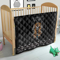 Halloween Egypt Quilt Skull Anubis - Wonder Print Shop