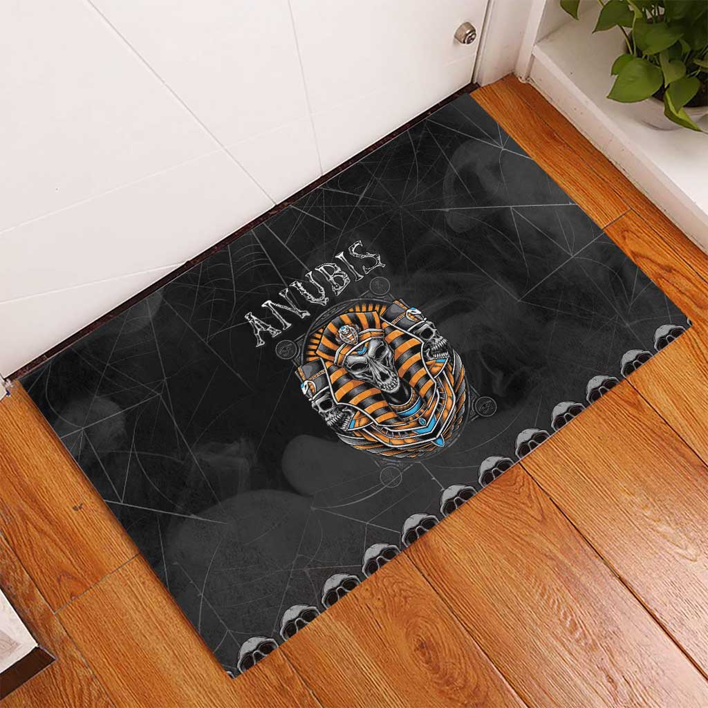 Halloween Egypt Rubber Doormat Skull Anubis - Wonder Print Shop