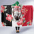 Personalised Sudan Independence Day Hooded Blanket Coat Of Arms Mix Hisbicus