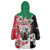 Personalised Sudan Independence Day Wearable Blanket Hoodie Coat Of Arms Mix Hisbicus