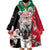 Personalised Sudan Independence Day Wearable Blanket Hoodie Coat Of Arms Mix Hisbicus